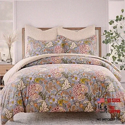 Angelica Reversible King/Cal King Comforter Set Comforter - King Grey