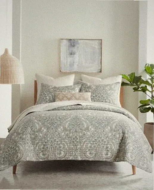 Levtex Assisi Reversible 3-Pc. Mint California King Bed Set