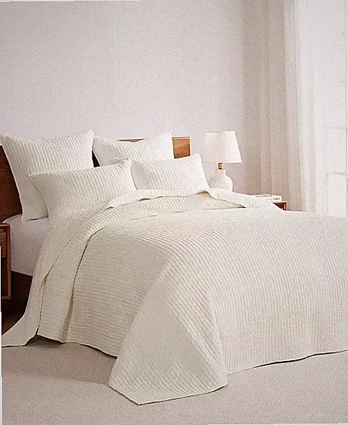Levtex Cross Stitch Stitching 3-Pc. Bedspread Sets, King