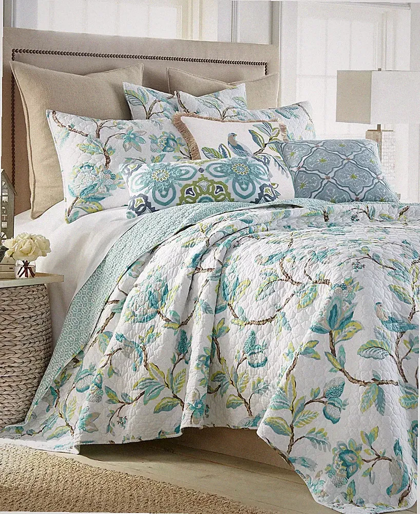 Levtex Home Cressida French Inspired 3-Pc. Quilt Set - Full/Queen - Teal