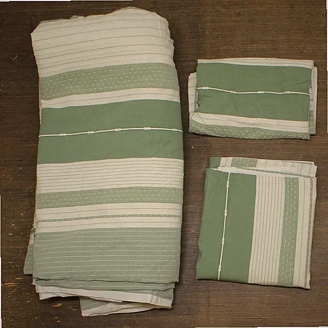 Levtex Home Pickford Cotton 3-Piece Duvet Cover Set L19133QDS Green Full / Queen