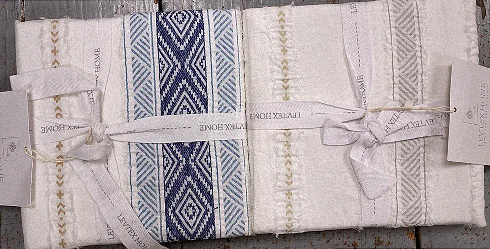 LEVTEX HOME Pickford Euro Sham Set of 2 EURO Pillow Shams NEW