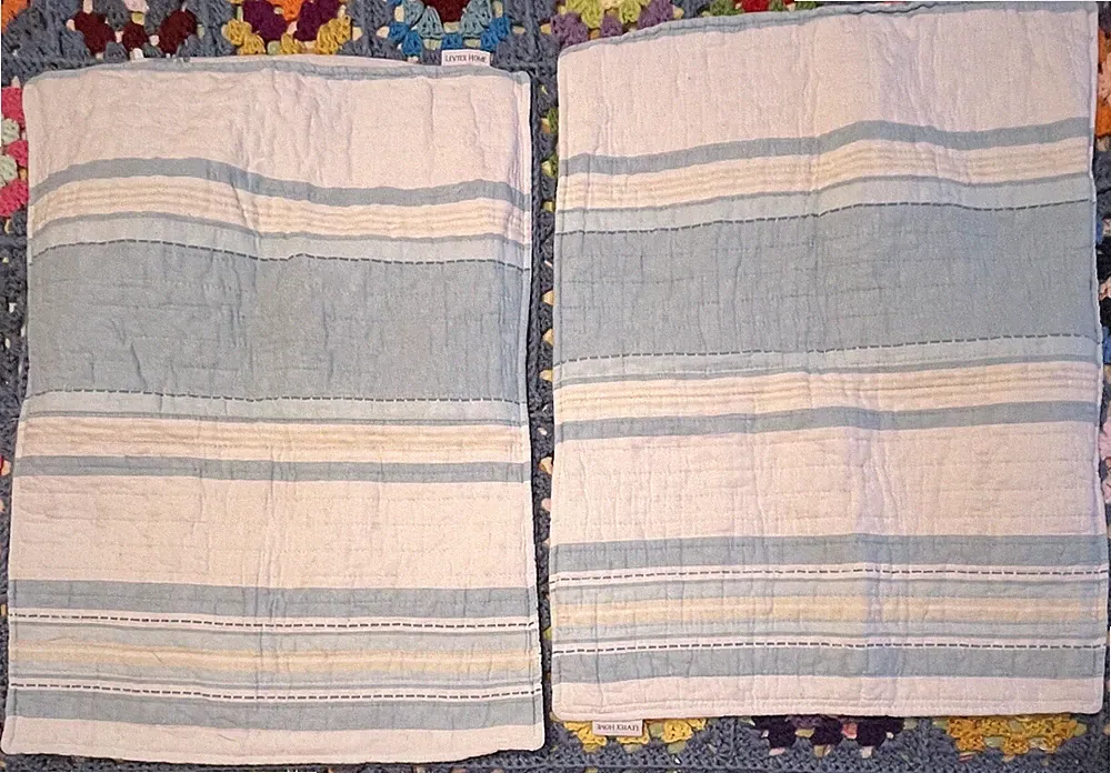 Levtex Home Pillow Shams (set of 2) Stripe 20"x26"