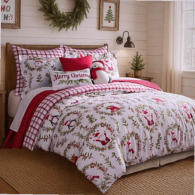 Levtex Home - Pine & Plaid Set (106x94in.) + Two Shams (20x36in.) - Polyester