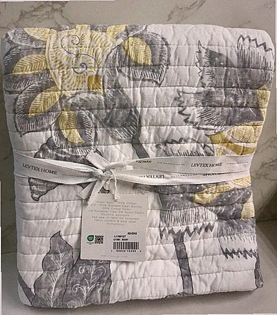 Levtex Home Reverie Quilted Throw 50 X 60