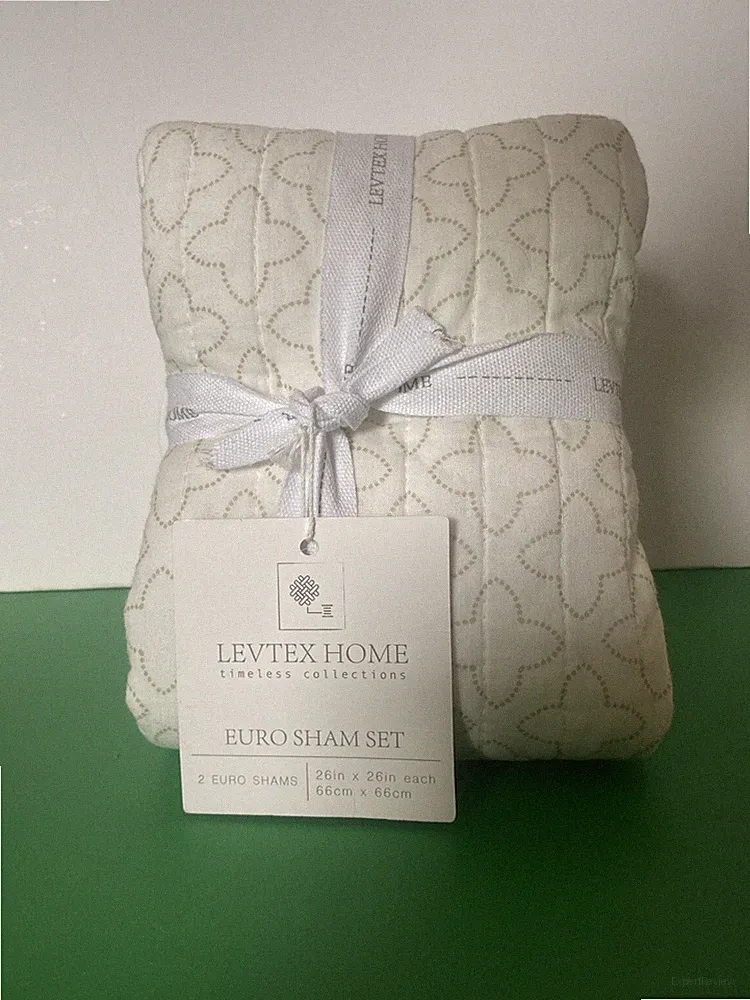 Levtex Home Timeless Collection Two Euro Shams 26in x 26 in New With Tag