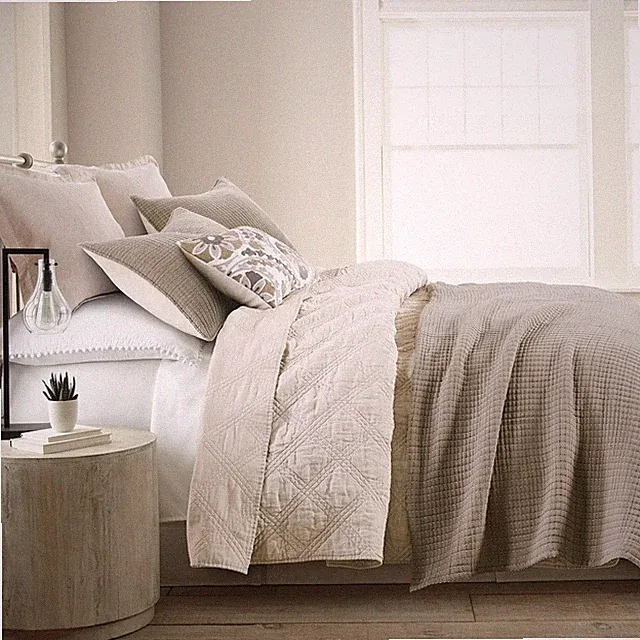 NWT Levtex Home Caden Cotton Gauze Muslin Coverlet Twin Size 68"X86"
